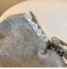 Korean Style Women's Round Neck Sweater Vest with Lace Trim