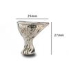 4Pcs Retro Bronze Box Feet Antique Jewelry Box Legs Jewelry Box feet Decorative Box Legs with Screw Metal Legs Support Feet