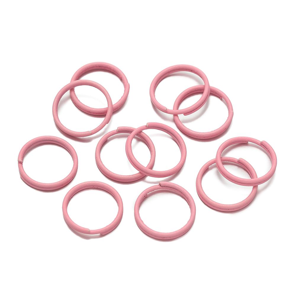 200pcs/lot 8mm 10mm Colorful Open Jump Rings Findings Double Circle Loop Jump Ring Connector For DIY Jewelry Making