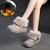 Warm Wool Snow Boots Genuine Leather Thick Soled Women's Shoes Versatile Short Boots
