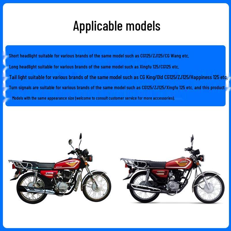 Мужские CG King 125 Мотоциклетные Указатели Поворота и Задний Фонарь для Honda CG Фара в Сборе