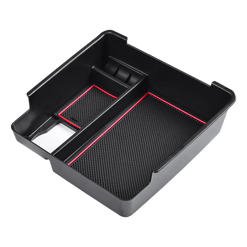 SixthSmoy Car Armrest Box Compatible with 2024 Nissan Frontier Center Console Tray Storage Organizer Accessories