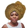 Trendy Beaded Multi-Layer Nigerian Head Wrap Turban