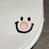 5PCS Smile Face Ball Toilet Lid Lifter Avoid Touching Toilet Lid Cover Clown Bathroom Smile Ball Toilet Seat Lifter Accessories