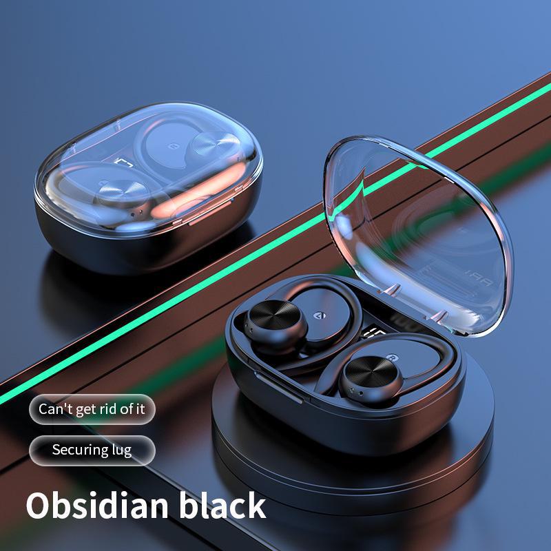 Гарнитура Q36 Bluetooth с цифровым дисплеем, спортивные стереонаушники с двумя наушниками