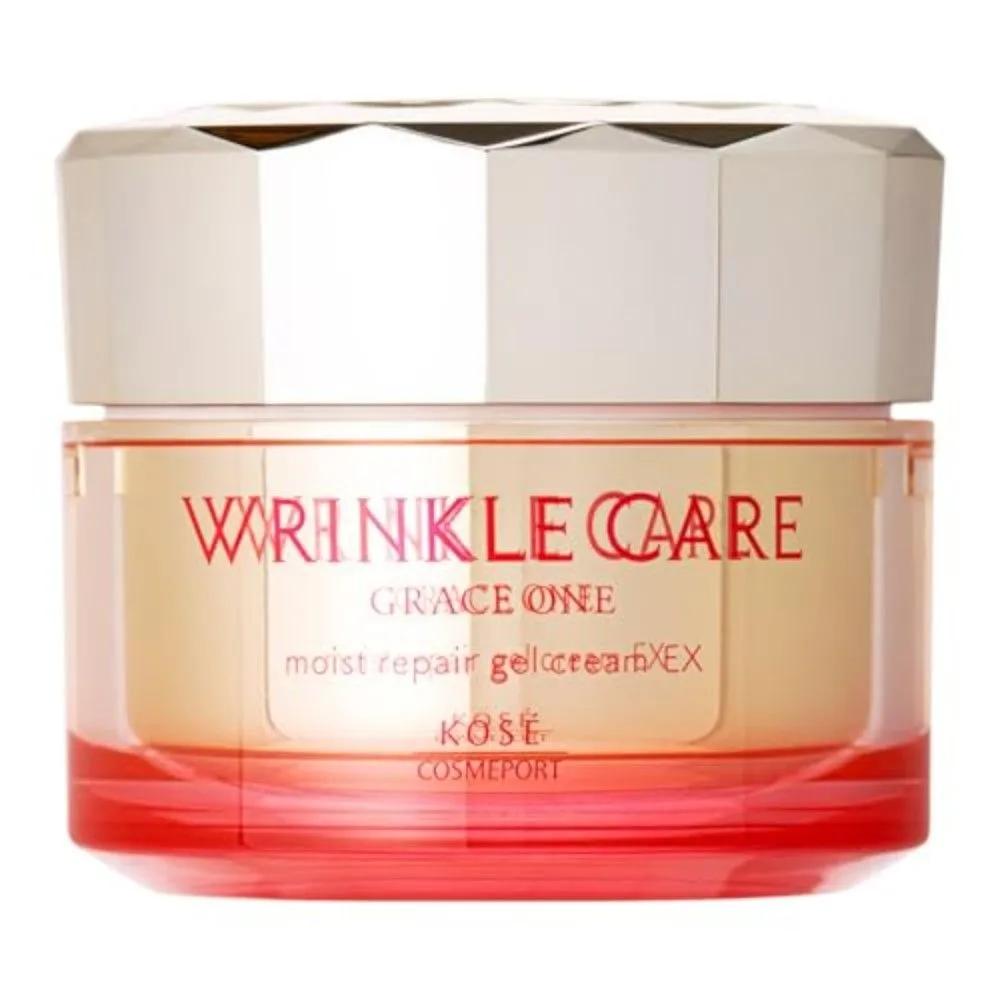 KOSE Grace One Wrinkle Care Moist Repair Gel Cream EX 100g 3-Piece Set