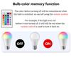 1-10 шт. RGB Светодиодная лампа E27, 24-клавишный пульт ДУ, регулируемая яркость, без мерцания, 10 Вт, AC 220 В, 110 В, разноцветное изменение для лампы в спальне
