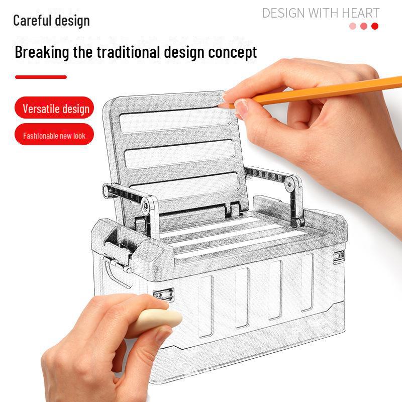 Улучшенный багажник автомобиля и складной ящик для хранения вещей на открытом воздухе