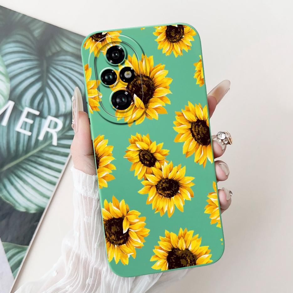 Чехол для Honor 200 Pro Стильный чехол с конфетным рисунком Полная защита камеры Чехол для телефона Для Honor 200 Lite Honor200 Smart Мягкие чехлы