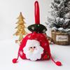 Decorations For Kids Snowman Xmas Drawstring Bags Candy Bags Christmas Gift Bag Wrapping Pouch