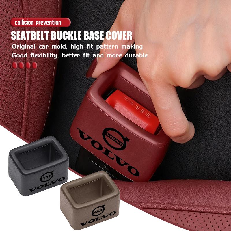vhndr2 Car Seat Belt Anti Scratch Base Protector Cover Accessories For Volvo V60 V90 S60 S80 S90 C30 XC40 XC60 XC70 XC90 V40