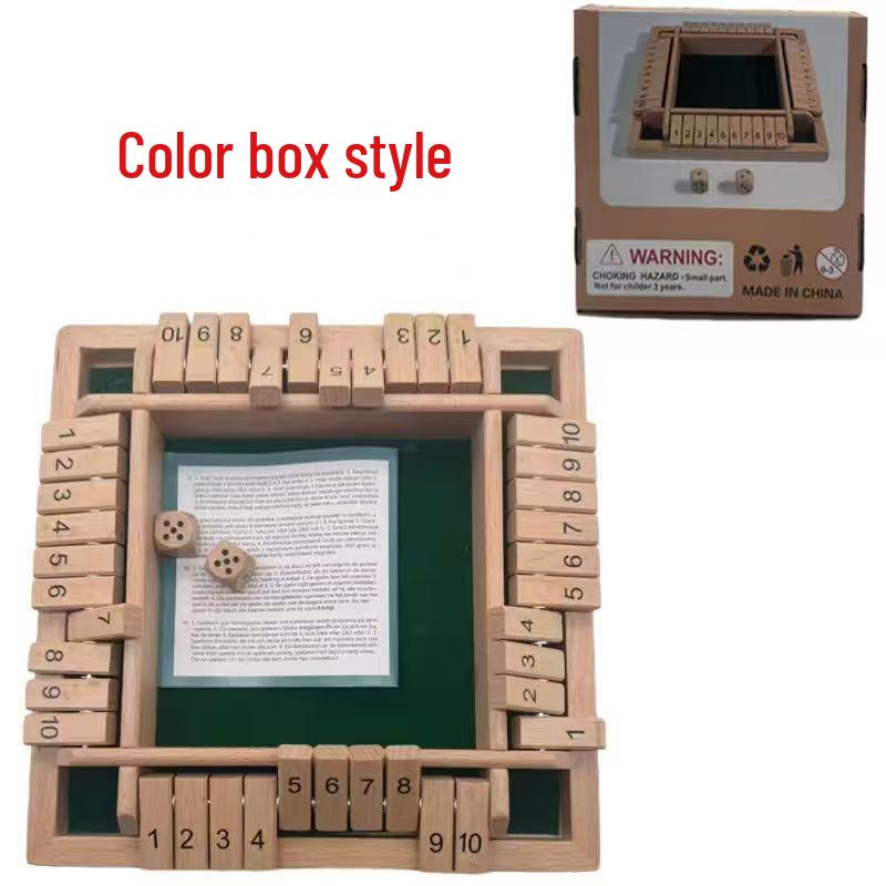 Детская карточная игра с перекидыванием чисел: Образовательные, Развлекательные, Четырехсторонние настольные и реквизит для питьевой игры для вечеринок