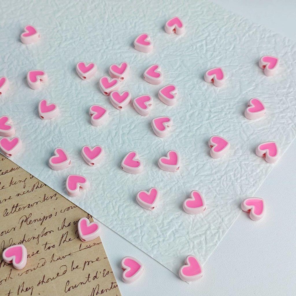 Маленькие акриловые бусины в форме облака и сердца для DIY-украшений и подвесок