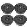 4 шт. Настольные заглушки для отверстий для кабелей, круглые настольные кабельные вводы, пластиковые заглушки для отверстий для проводов, органайзер для проводов для офисного компьютерного стола