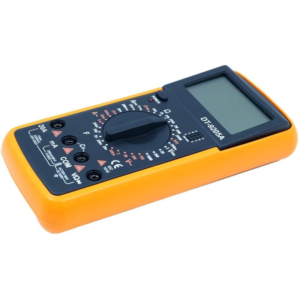 Вольтметр переменного/постоянного тока Мультиметр Диод Транзистор Звуковая непрерывность Домашние Измерительные Инструменты Вольт Омметр Цифровой для Электриков с Подсветкой ЖК-дисплея