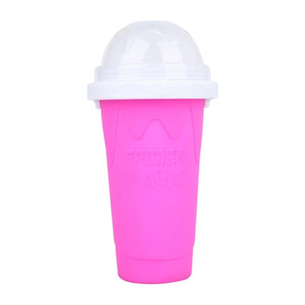 Summer Magic Slushy Maker Squeeze Cup Самодельный молочный коктейль-генератор Охлаждающий стакан Squee DIY для семьи