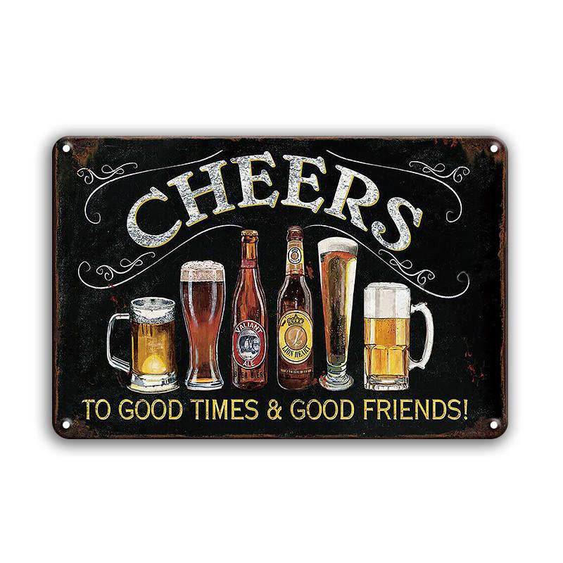 INEED вывеска для пива винтажный настенный декор металлическая жестяная вывеска ретро украшения тарелка табличка человек пещера клуб бар вывеска настенные художественные плакаты