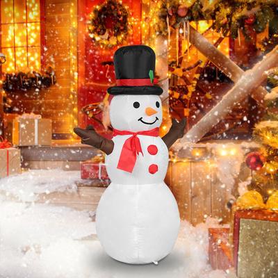 Рождественский надувной снеговик UK Plug Xmas Decor Blowing up