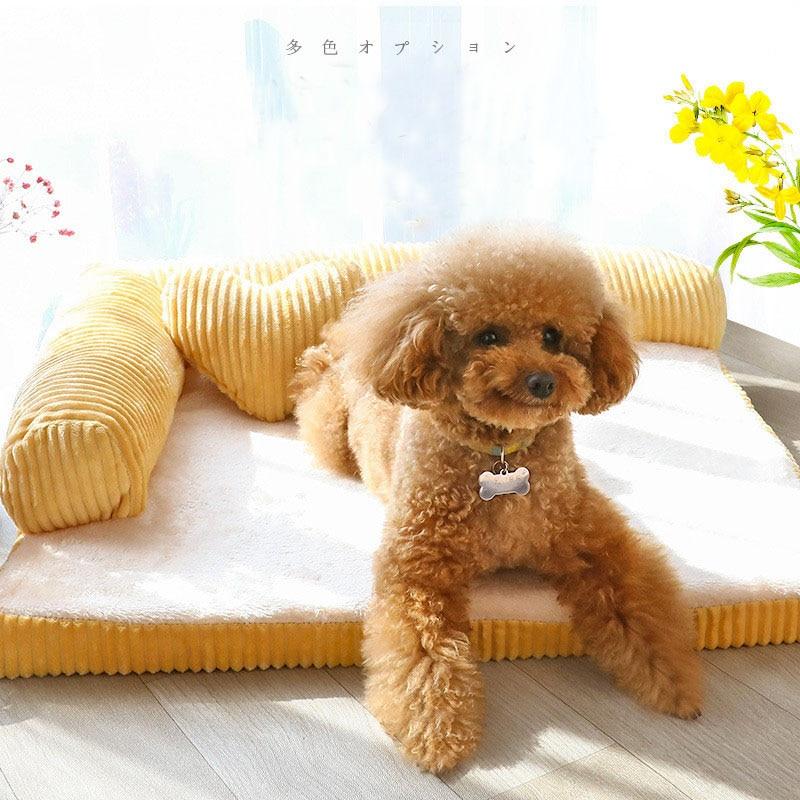 Кровать для собак для больших собак, домик для домашних животных, коврик для дивана, съемный уютный теплый коврик-гнездо, кровать для питомника, мягкая подушка для домашних животных, кошек, щенков для хаски, лабрадора