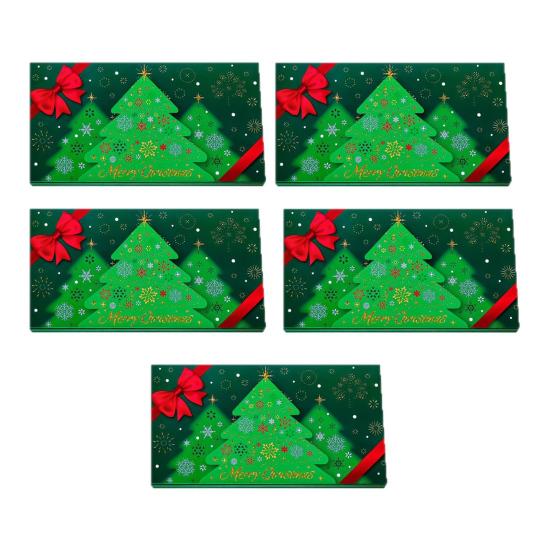 Рождественские конверты для денег, складные подарочные конверты с прорезью для наличных, сделай сам праздничная поздравительная открытка для праздничного дарения, украшение для вечеринки
