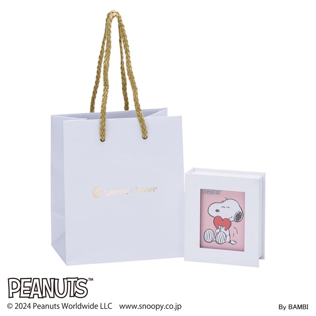 Snoopy PEANUTS Silver Sizes 7 to [White Clover] Ring, 925, Smoked, 21, PNT-R001SV