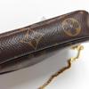 [Pre-Owned] Mini Pochette Double Chain Classic Monogram Coated Canvas Leather Handheld Shoulder Crossbody Bag Mini - Very Good #1IMOHKN