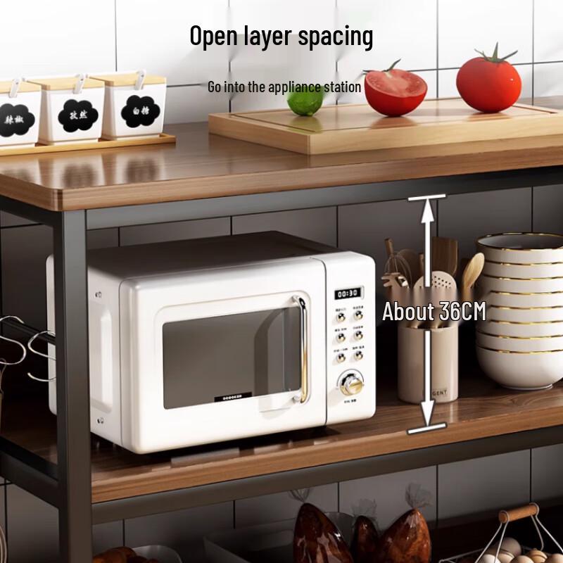 3-ярусная кухонная полка для хранения шириной 40 см