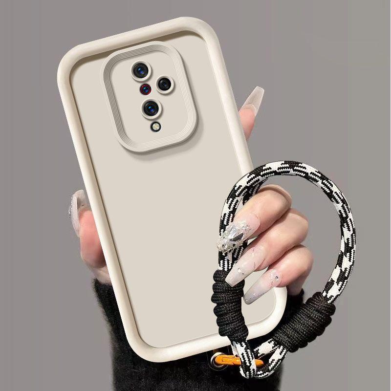For vivo S1 Pro Case vivo V17 Russia vivo X50 Lite Phone Case Weaving lanyard Cover Skin Feel Protection Shockproof case