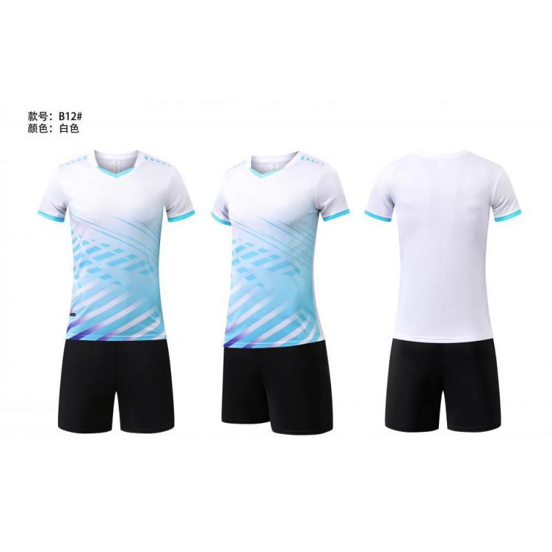 Breathable Short Sleeve Sports Shirts Men Women Training Competition Tennis Badminton Volleyball Solid Color