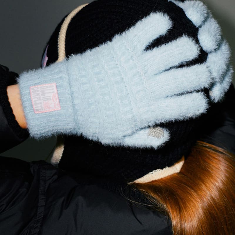 ALLINCOMPLETE Fuzzy Rabbit Gloves (8 Colors)