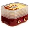 Сушилка для продуктов Tokyo Deco с таймером, сушилка для продуктов, сушилка для сухофруктов, 5 слоев, большая вместимость, размер M, цвет красного вина, сушка 48 часов, настройка температуры теплого воздуха, сушка