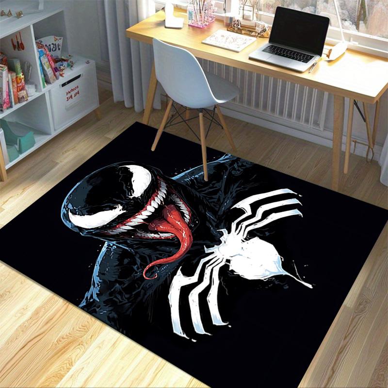 1pc Venoms Iconic Costume Carpet for Playroom Bedroom Living Room Sofa Home Decor,kids Game Area Rug Non-slip Floor Mat Y82662