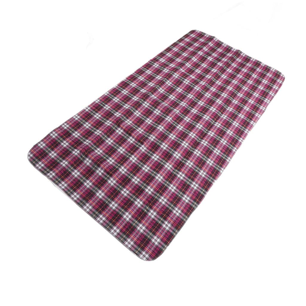 Incontinence Bed Pad Purple Plaid Washable Reusable Heavy Absorbency Hospital Bed Pad for Home Hospi