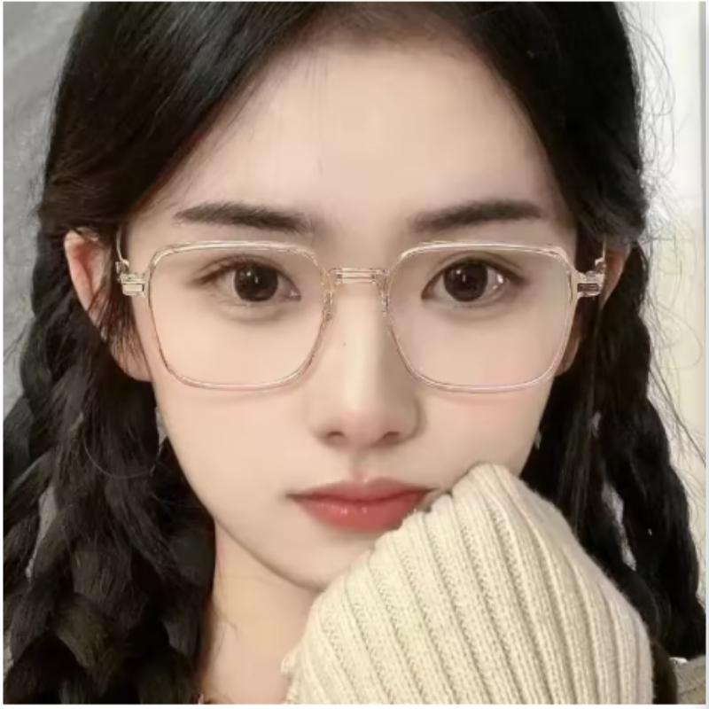 2Pcs Fashion Ladies Myopia Glasses Computer Eyewear Luxury Men Women Unisex Anti-Blue Light Eyeglasses