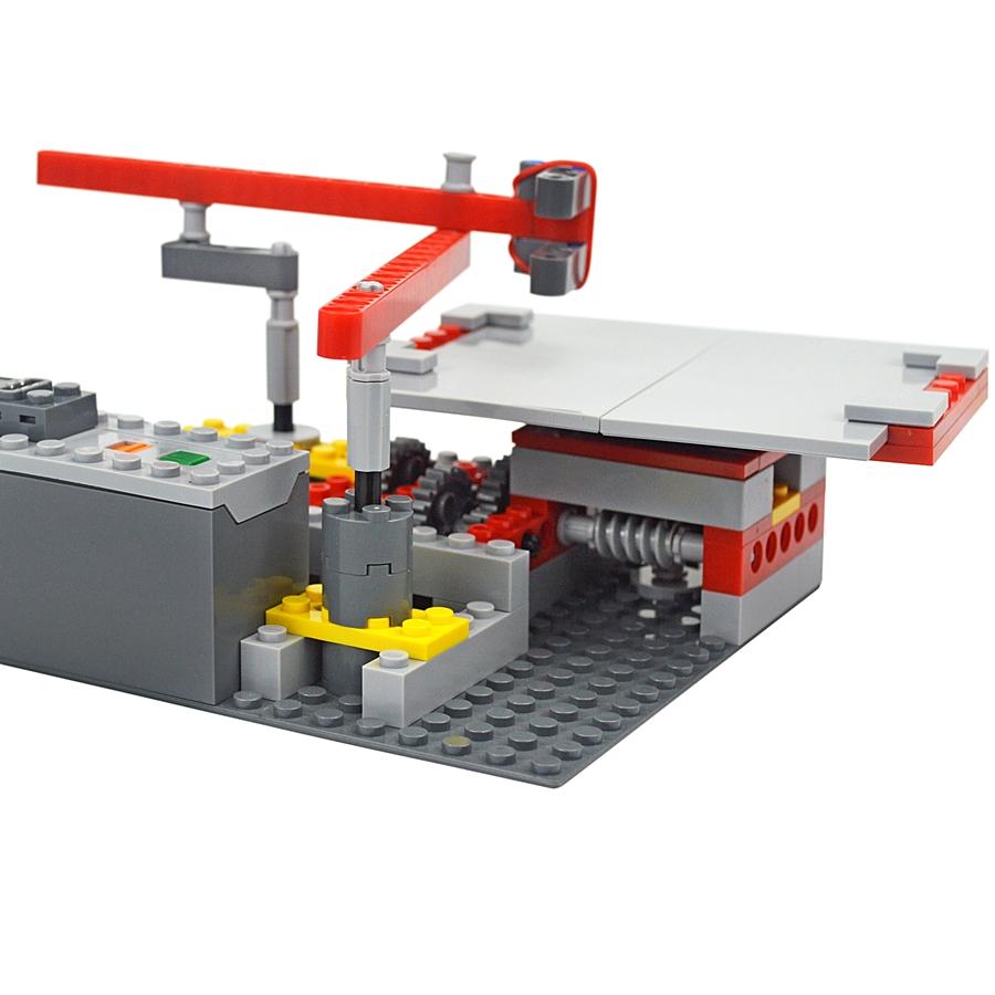 MOC 5110 Электродвигатель для плоттера Кирпичики Рисовальная машина Сборка Строительные блоки Креативные детские игрушки Подарок на день рождения
