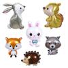 Aluminum Film Balloon Festive No Leaks Ornamental Funny Jungle Bunny Raccoon Fox Balloon for Party