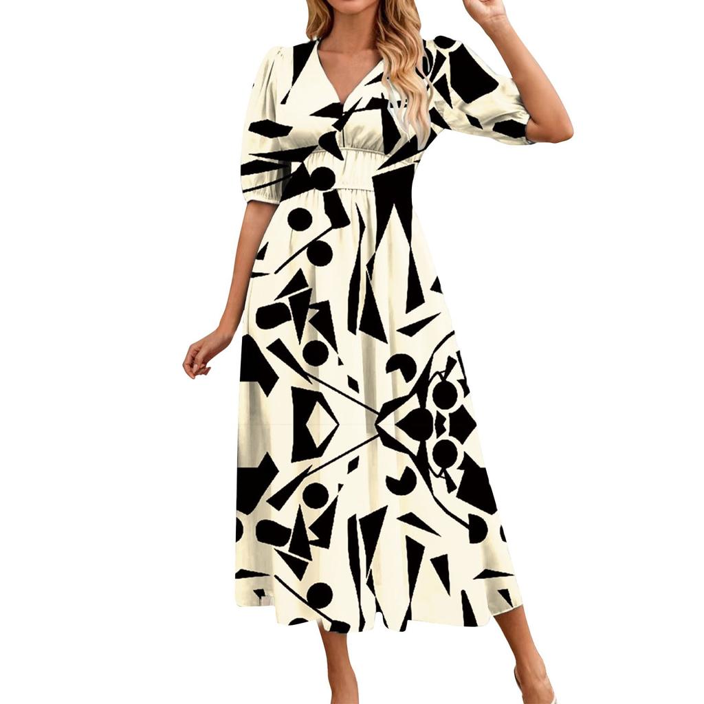 Women's Dresses Boho Long Floral Geometric Fashion Dresses