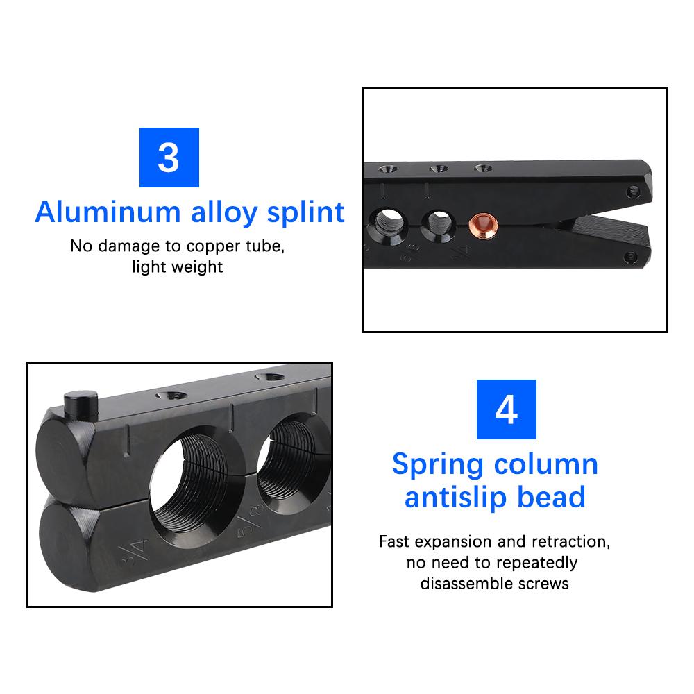 Развертка Развальцовщик CT-806 Угол 45 градусов Эксцентриковый Холодильный Водогазовый Тормозной Инструмент для развальцовки медных труб Расширитель медных труб