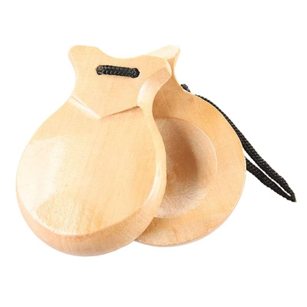 Traditional Spanish Castanets Hand Clapper Hand Castanets  Music Instrument