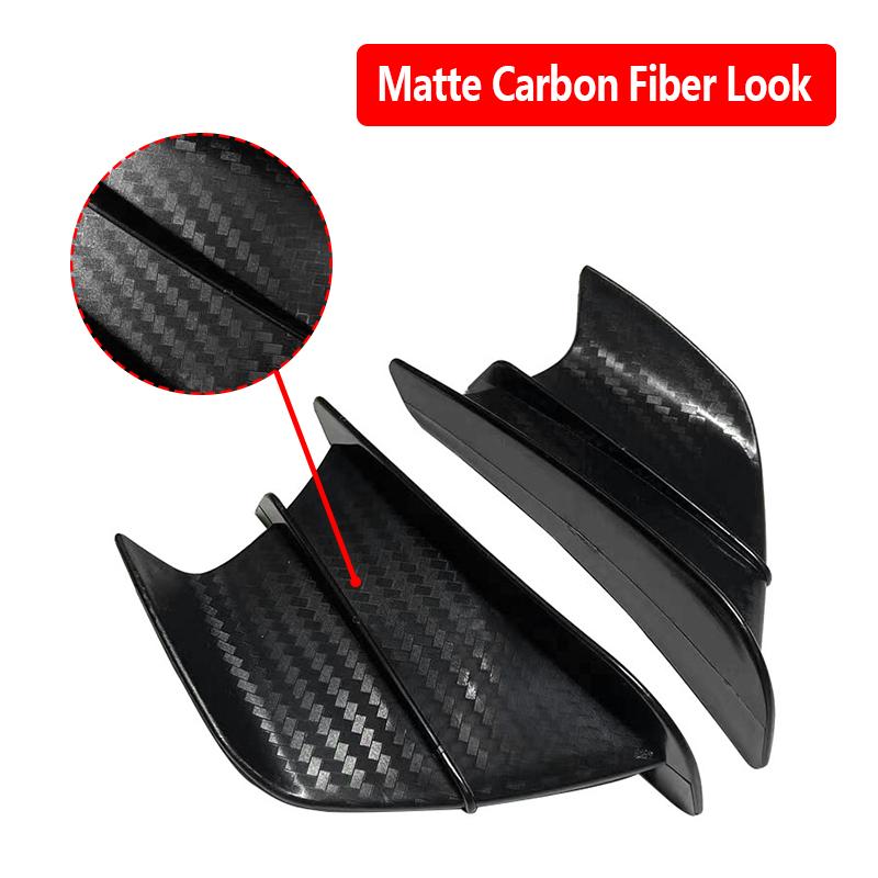 Аксессуары для мотоциклов, аэродинамический комплект крыльев, спойлер, подходит для KAWASAKI Ninja H2 H2R Yamaha YZF R3 R25 BWS RS JOG JOE