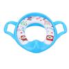 Baby Potty Training Seat for Boys Girls Toddler Potty Seat Soft Cushion with Non Slip Base Handles Splashing Guard Blue