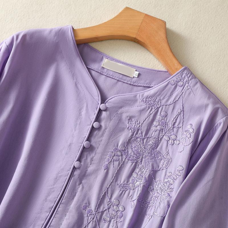 2026 Художественное женское хлопково-льняное вышитое платье для похудения с завязками на талии и широким подолом для летних путешествий