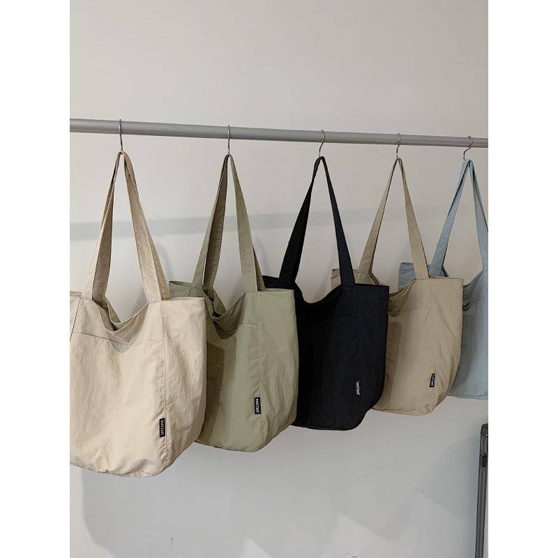 Японская водонепроницаемая нейлоновая повседневная женская сумка-тоут для весны/лета – Большая вместимость, стильная сумка на одно плечо