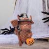 Animal Figurine Accent Piece for Halloween Decor On Bookshelf or Desk