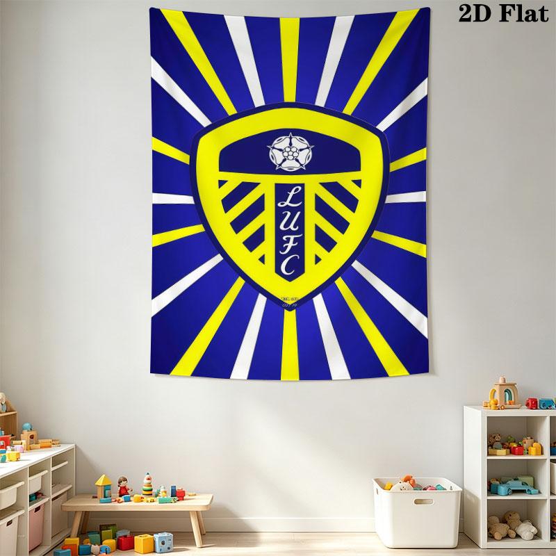 LUFC logo Wall Hanging Printed Fabric Blanket Decorative Tapestries for Bedroom Living Room Home Decor