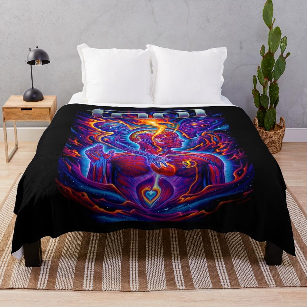 Tool Colorful Art Throw Blanket
