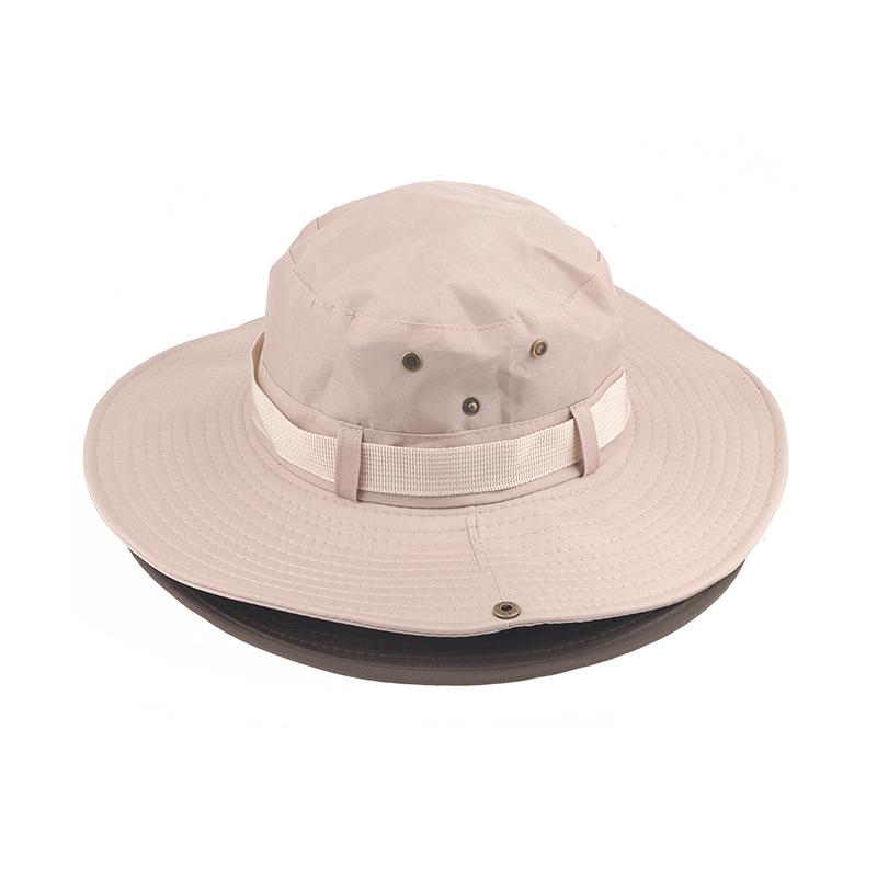 1 Piece Western Cowboy Hat For Women Men-Proof Hat Outdoor Fishing Camping Alpine Cap Summer Uv Bucket Hat