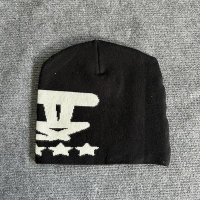 Вязаная теплая шапка с буквенным принтом в стиле Y2K для осени и зимы для мужчин и женщин