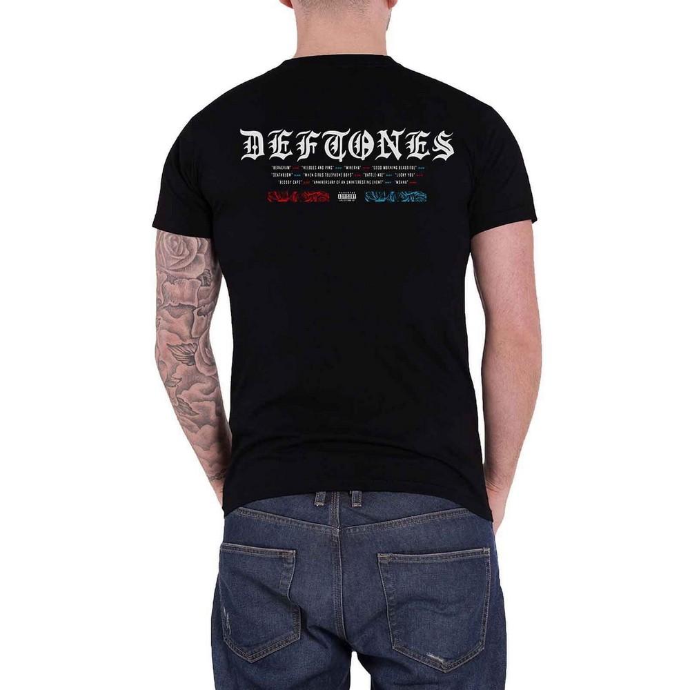 Deftones Unisex Adult Skull T-Shirt