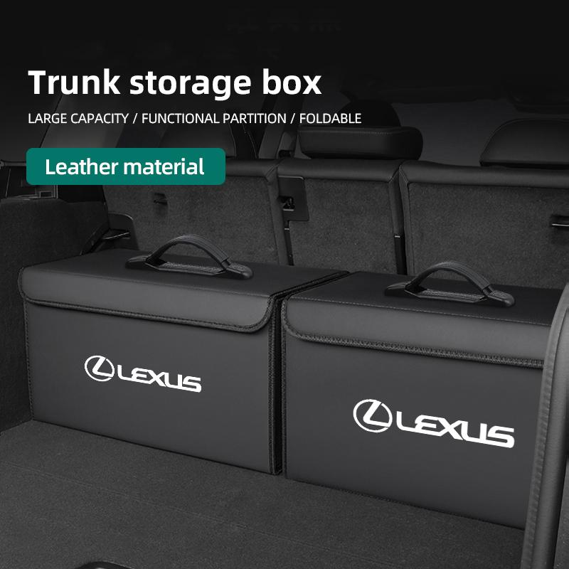 Кожаный ящик для хранения в багажник автомобиля Аксессуары-органайзеры для салона Автомобиля Для Lexus F-SPORT ES RX NX LS UX LM LX GX LC RZ IS CT GS RC HS